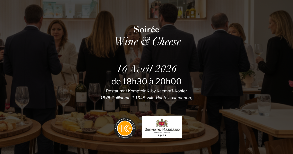 Événement Fromages & Vins au Komptoir K’ — Inscrivez-vous dès maintenant !