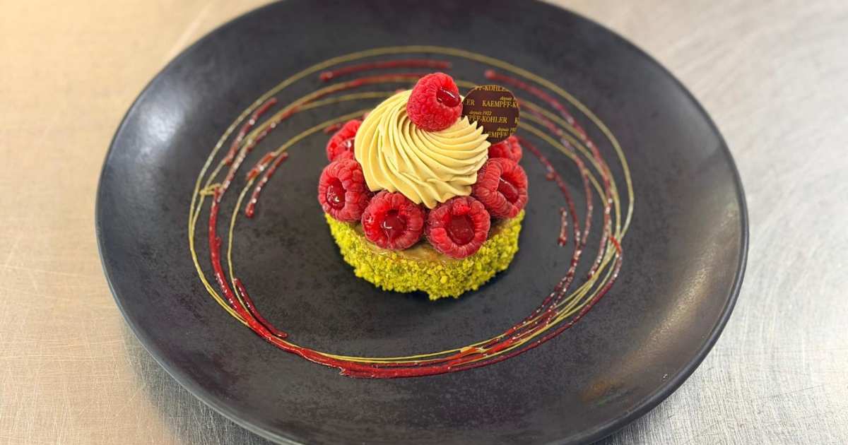 Pâtisserie du mois : Le « Pistache Framboise »
