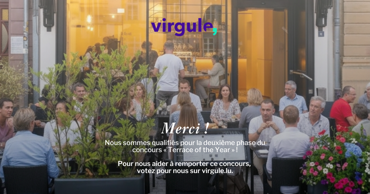 Le Komptoir K’ – Terrasse de l’Année avec Virgule.lu ? Un moment d’évasion estivale.