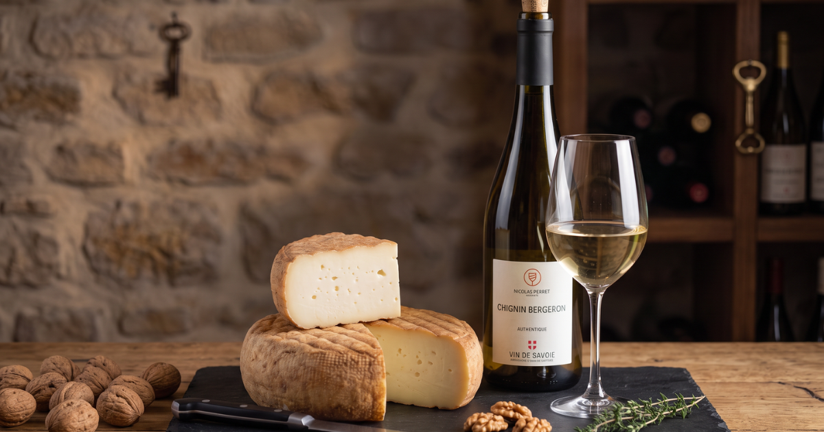 Fromage et vin du mois : « Brun de Noix » et « Chignin-Bergeron »