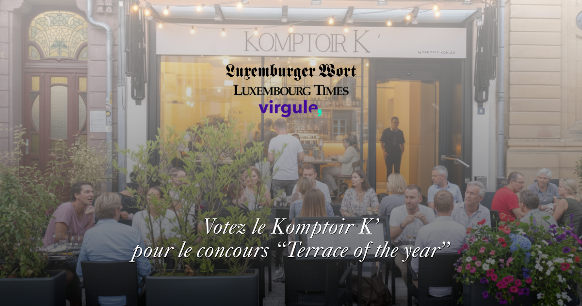 Concours “Terrasse de l’Année” : Votez pour la terrasse du Komptoir K’ – Un moment d’évasion estivale !