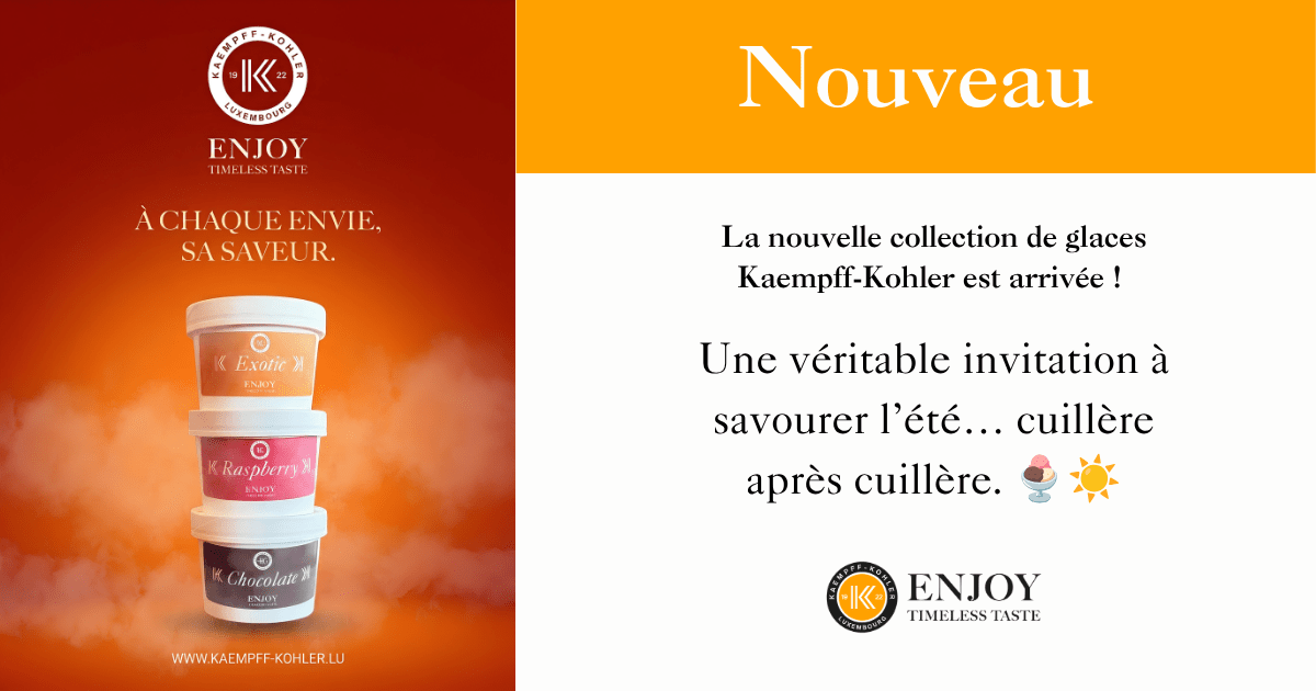 Glaces Kaempff-Kohler : La nouvelle collection