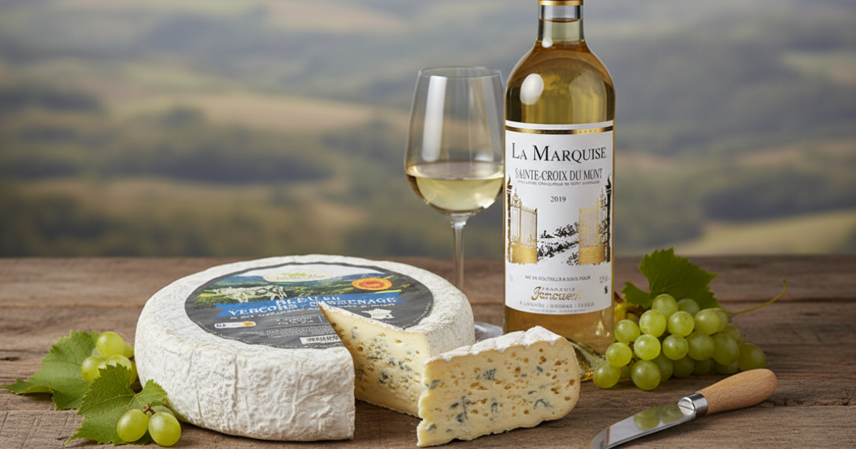 En février : pâte persillée du Vercors et moelleux bordelais