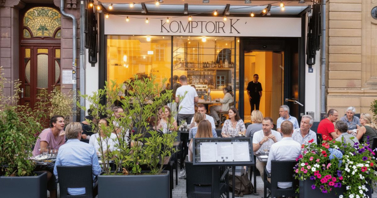 La terrasse du Komptoir K’ : Un moment d’évasion estivale