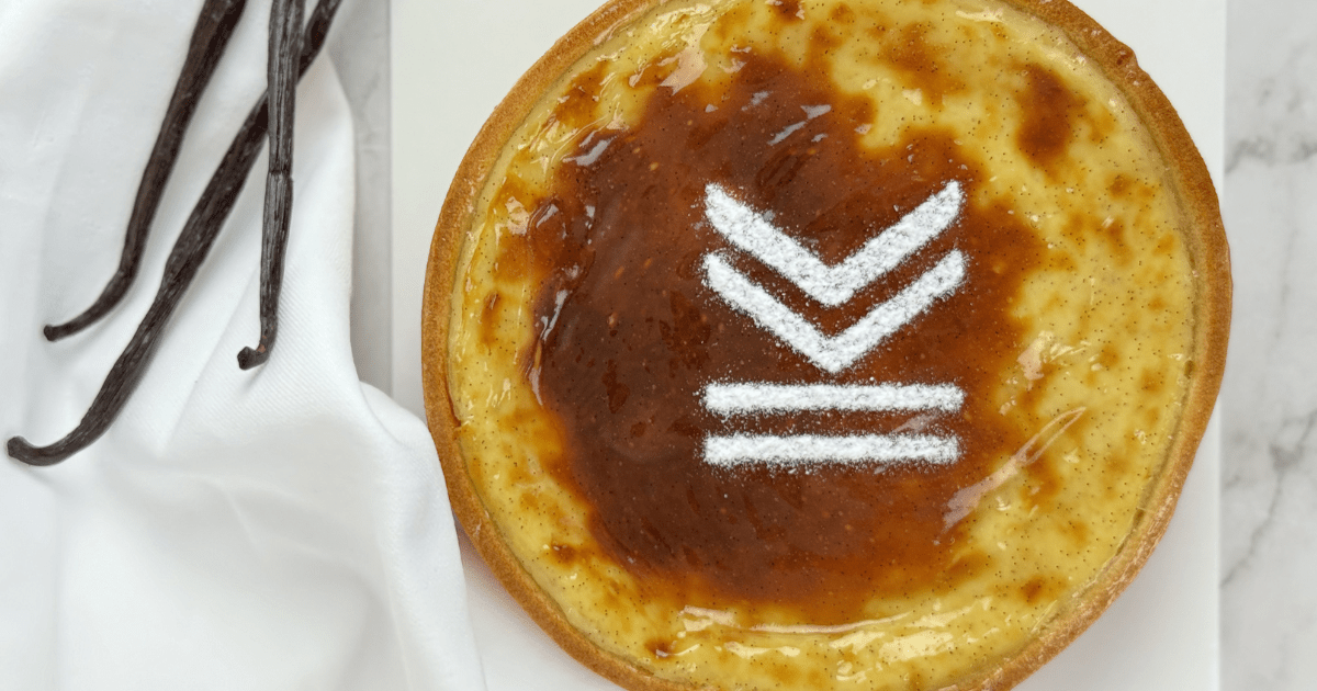Le flan parisien, un flan pâtissier sur une fine pâte brisée !