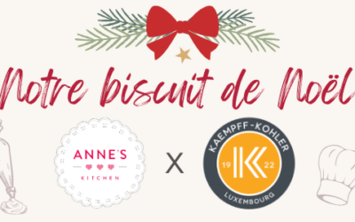 « Notre biscuit de Noël » – une création gourmande signée Anne’s Kitchen & Kaempff-Kohler