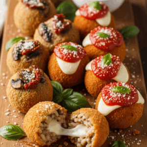 Arancini champignons-tomates 12 pièces