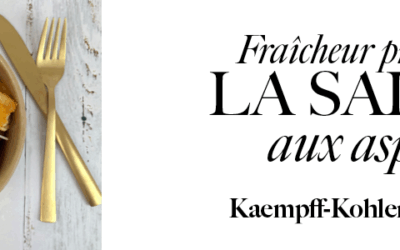 Fraîcheur printanière à Niederanven: la salade aux asperges!