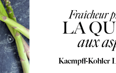 La quiche aux asperges, saveur de saison chez Kaempff-Kohler
