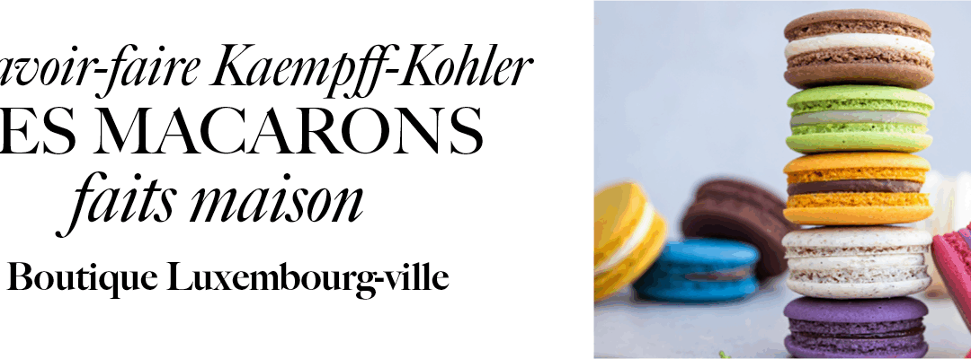 Les macarons – Coup d’œil sur une grande spécialité de la maison !
