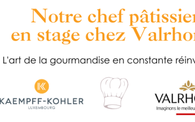 Jonathan Szymkowiak en stage chez Valrhona