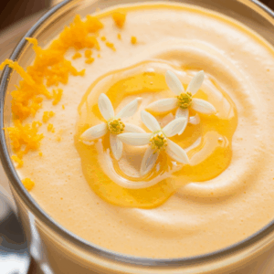 Mousse de potiron à la fleur d’oranger