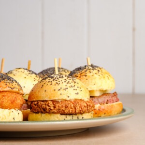 Trio de mini burgers 12 pièces