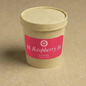 Pot de glace individuel - Framboise
