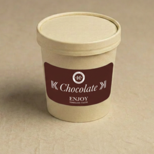 Pot de glace individuel - Chocolat