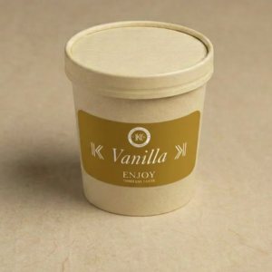 Pot de glace individuel - Vanille