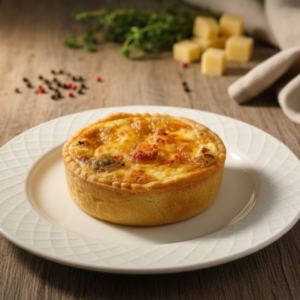 Quiche de saison : brocolis, feta, piment d'espelette par Kaempff-Kohler