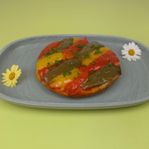 Tatin de poivrons confits